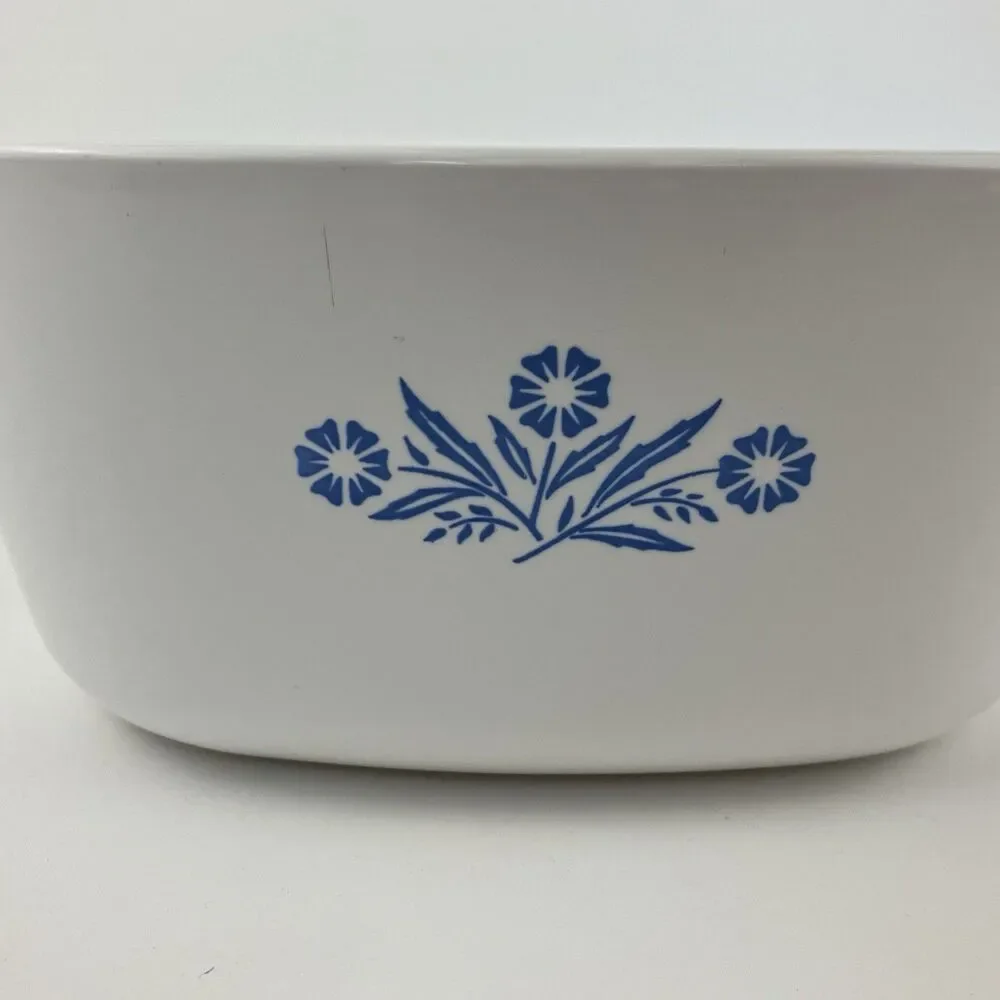 Corning Ware Blue Cornflower Casserole Dish Full Set w/ Lids | 1-1/2 quart